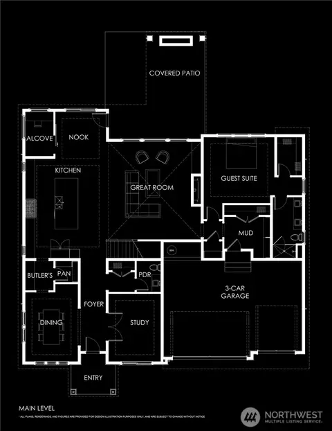 Floorplan - 2425 153rd Ave SE, Bellevue, WA 98007 photo 1 of 2