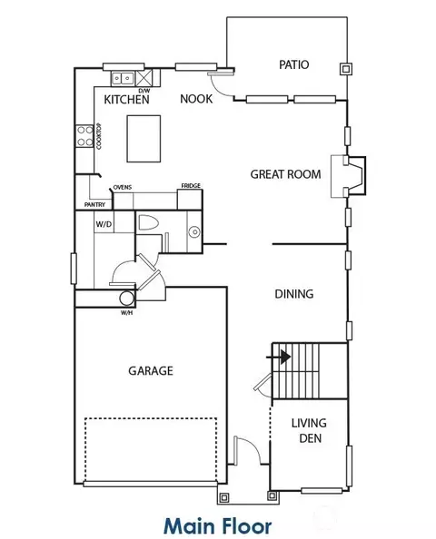 Floorplan - 4109 172nd Pl SE, Bothell, WA 98012 photo 2 of 2