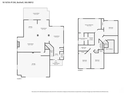 Floorplan - 18 167th Pl SW, Bothell, WA 98012 photo 1 of 3