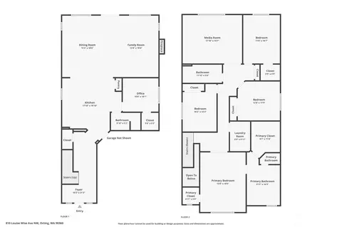 Floorplan - 810 Louise Wise Ave NW, Orting, WA 98360 photo 1 of 1