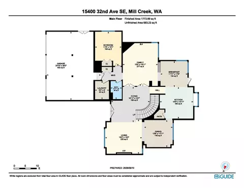 Floorplan - 15400 32nd Ave SE, Mill Creek, WA 98012 photo 1 of 2