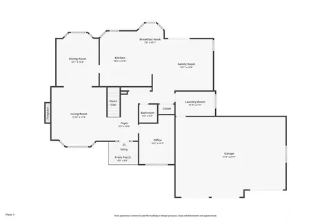 Floorplan - 15811 29th Dr SE, Mill Creek, WA 98012 photo 1 of 2