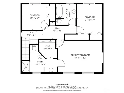 Floorplan - 1214 276th St E, Spanaway, WA 98387 photo 2 of 2