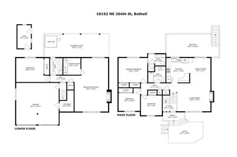 Floorplan - 10152 NE 204th St, Bothell, WA 98011 photo 1 of 1