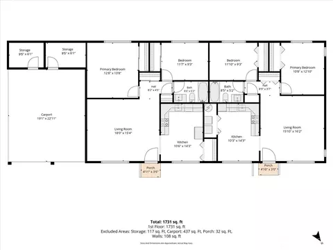 Floorplan - 360 24th Ave, Longview, WA 98632 photo 1 of 1