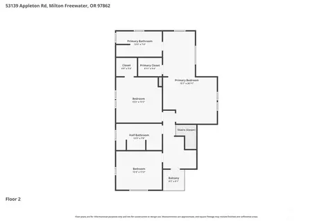 Floorplan - 53139 Appleton Rd, Milton Freewater, OR 97862 photo 2 of 2
