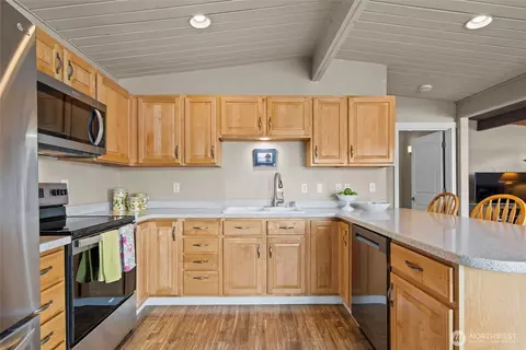 Kitchen - 2351 E Mason Lake Dr E, Grapeview, WA 98546 photo 3 of 3