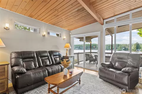 Living - 2351 E Mason Lake Dr E, Grapeview, WA 98546 photo 2 of 3