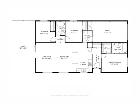 Floorplan - 402 Factory St SE, Orting, WA 98360 photo 1 of 1