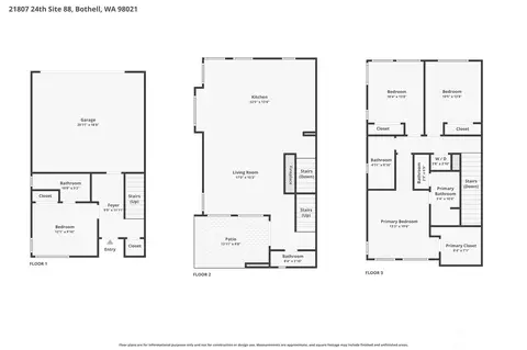 Floorplan - 21807 24th Ave SE #A, Bothell, WA 98021 photo 1 of 1