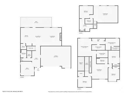 Floorplan - 19318 111th Pl NE, Bothell, WA 98011 photo 1 of 1