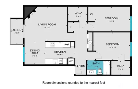 Floorplan - 14136 74th Pl NE #15C, Kirkland, WA 98034 photo 1 of 1