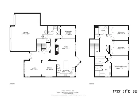 Floorplan - 17331 31st Dr SE, Bothell, WA 98012 photo 1 of 1