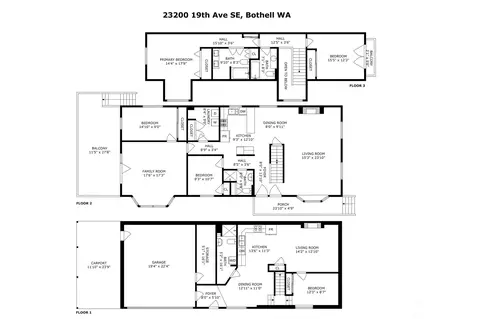 Floorplan - 23200 19th Ave SE, Bothell, WA 98021 photo 1 of 1