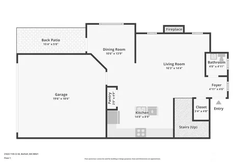 Floorplan - 21622 11th Ct SE, Bothell, WA 98021 photo 1 of 2
