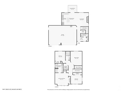 Floorplan - 16311 38th Dr SE, Bothell, WA 98012 photo 1 of 1