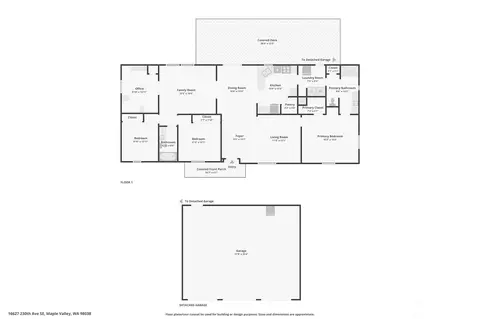 Floorplan - 16627 230th Ave SE, Maple Valley, WA 98038 photo 1 of 1
