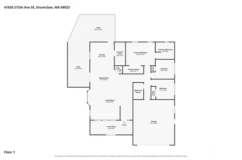 Floorplan - 41926 212th Ave SE, Enumclaw, WA 98022 photo 1 of 1