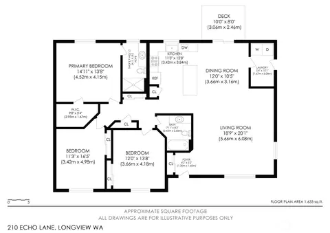 Floorplan - 210 Echo Ln, Longview, WA 98632 photo 1 of 1