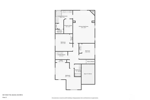 Floorplan - 603 194th Pl SE, Bothell, WA 98012 photo 2 of 2