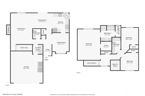 Floorplan - 19109 206th St E, Orting, WA 98360 photo 1 of 1