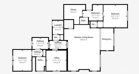 Floorplan - 3584 Elmont Ave, Enumclaw, WA 98022 photo 2 of 2