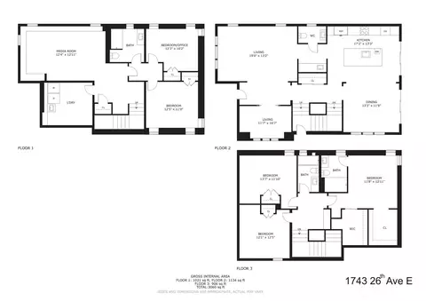 Floorplan - 1743 26th Ave E, Seattle, WA 98112 photo 1 of 1