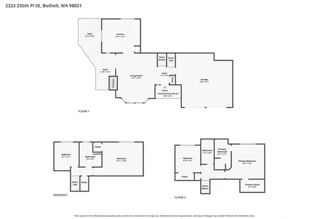 Floorplan - 2223 235th Pl SE, Bothell, WA 98021 photo 1 of 1