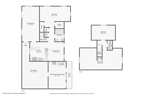 Floorplan - 27527 SE 467th Pl, Enumclaw, WA 98022 photo 1 of 1
