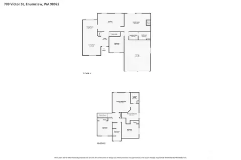 Floorplan - 709 Victor St, Enumclaw, WA 98022 photo 1 of 1