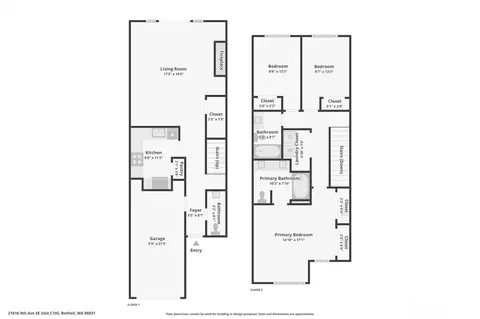 Floorplan - 21616 9th Ave SE #C105, Bothell, WA 98021 photo 3 of 3