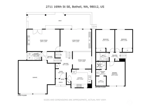 Floorplan - 2711 169th St SE, Bothell, WA 98012 photo 2 of 2