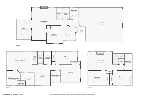 Floorplan - 17028 4th Ave SE, Bothell, WA 98012 photo 1 of 1