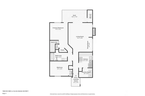 Floorplan - 10842 NE 148th Ln #A4, Bothell, WA 98011 photo 1 of 2