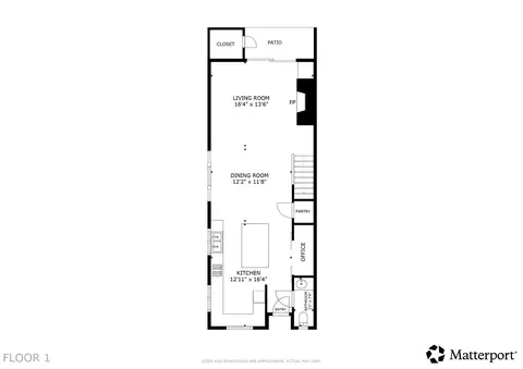 Floorplan - 16530 23rd Ave SE #A1, Bothell, WA 98012 photo 1 of 2