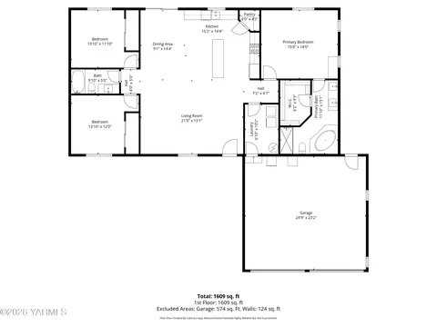 Floorplan - 1004 6th Ave, Granger, WA 98932 photo 1 of 2