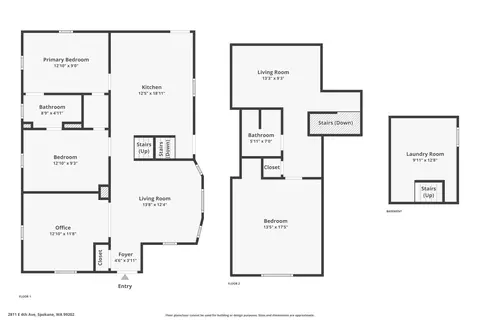 Floorplan - 2811 E 4th Ave, Spokane, WA 99202 photo 2 of 4
