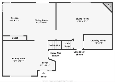 Floorplan - 18405 E 10th Ave, Greenacres, WA 99016 photo 2 of 3