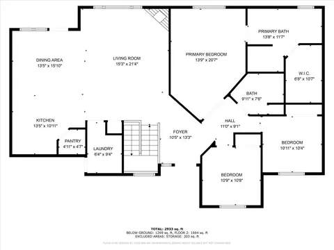Floorplan - 28 E Hillcrest Ct, Colbert, WA 99005 photo 2 of 3