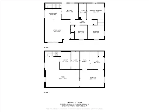 Floorplan - 1708 E Rowan Ave, Spokane, WA 99207 photo 1 of 3