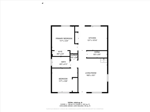 Floorplan - 4010 N Walnut St, Spokane, WA 99205 photo 1 of 3