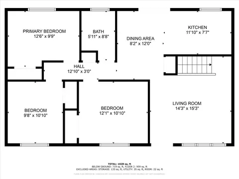 Floorplan - 3418 Empire Ave, Spokane, WA 99217 photo 2 of 3