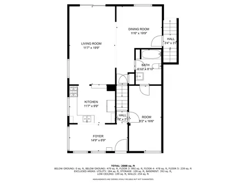 Floorplan - 2526 E 8th Ave, Spokane, WA 99202 photo 1 of 5