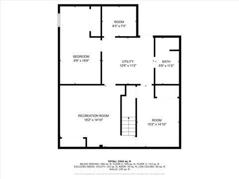 Floorplan - 7312 Euclid Ave, Spokane Valley, WA 99212 photo 1 of 8