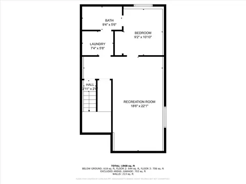 Floorplan - 1707 E Vanetta Ave, Spokane, WA 99217 photo 1 of 4