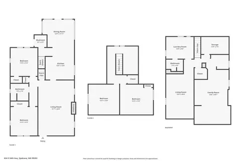 Floorplan - 624 E 24th Ave, Spokane, WA 99203 photo 1 of 4