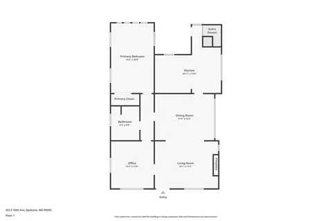 Floorplan - 422 E 16th Ave, Spokane, WA 99203 photo 2 of 3