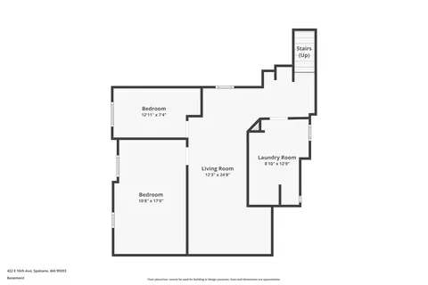 Floorplan - 422 E 16th Ave, Spokane, WA 99203 photo 3 of 3