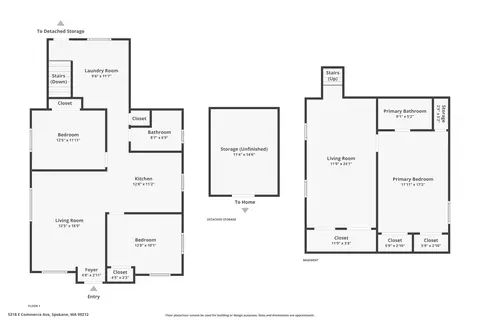 Floorplan - 5218 E Commerce Ave, Spokane, WA 99212 photo 1 of 3