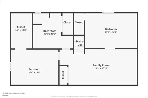 Floorplan - 15919 E Broad Ave, Spokane Valley, WA 99216 photo 2 of 2